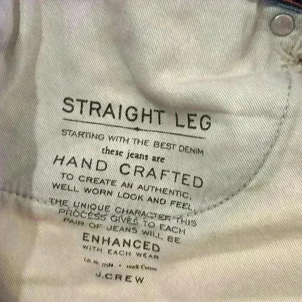 JCrew men’s straight leg jeans